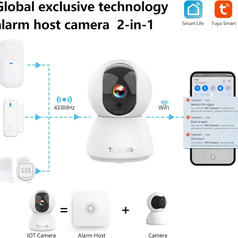 kit de 5 piezas (camara y sistemz de alarma)'s photo #2