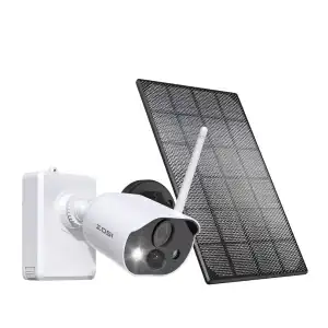CAMARA PARA EXTERIOR ZOSI C360 PRO CON PANEL SOLAR miniatura 1