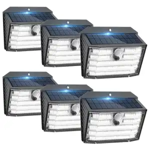 PAQUETE DE 6 LUCES SOLARES CLAONER CON DETECCION DE MOVIMIENTO miniatura 1