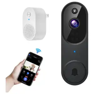 TIMBRE ORBITELL CON CAMARA INALAMBRICA VIA WIFI miniatura 1