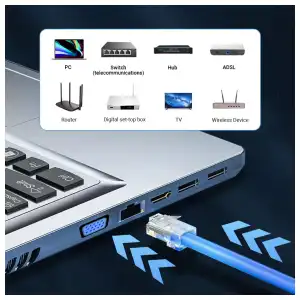Paquete de 100 Conectores de Paso RJ45 Cat6 miniatura 5