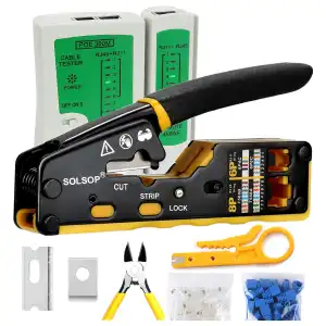 Kit de herramientas de engaste RJ45 miniatura 1