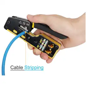 Kit de herramientas de engaste RJ45 miniatura 4