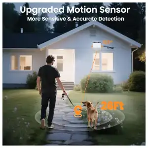 Luz con sensor de movimiento para exteriores (PAQUETE DE 2) miniatura 3