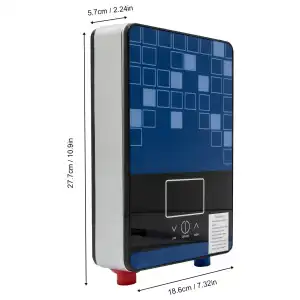 Calentador de agua eléctrico instantáneo de 4500 W miniatura 3
