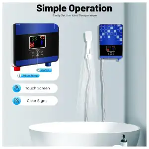 Calentador de agua eléctrico instantáneo de 4500 W miniatura 5