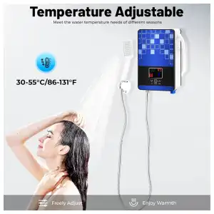 Calentador de agua eléctrico instantáneo de 4500 W miniatura 6