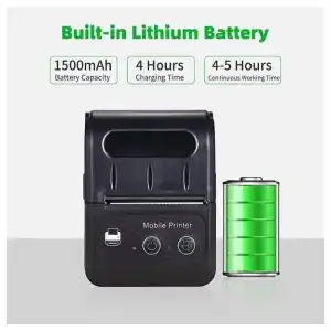 Impresora térmica Bluetooth (se dan con 10 rollo) miniatura 7