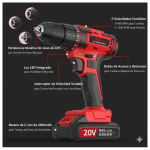 TALADRO CON BATERIA miniatura 2